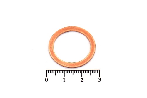 Шайба медная 21х27х1.0