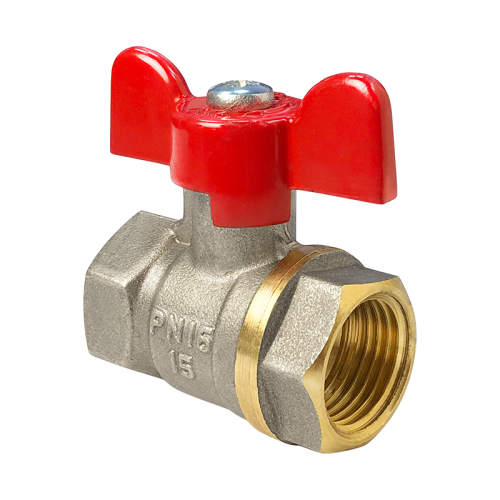 Кран шаровой латунь 11Б27фт1М Ду20 Ру40 ВР рычаг VALFEX VF.214.LR1.034 арт.1246513 