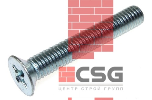 Винт с полусферической головкой 6x20 оцинк. DIN 7985, тыс.шт (250шт)