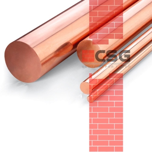 Круг медный 35 тв, длина 3 м, марка М1