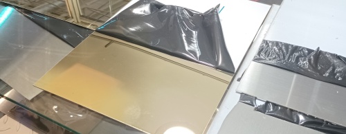 Лист нитрид титана 0,4х1000х2000 AISI 304 зеркало глянец