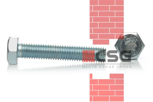 Болт с полной резьбой 10x110 оцинк. DIN 933 (20кг)